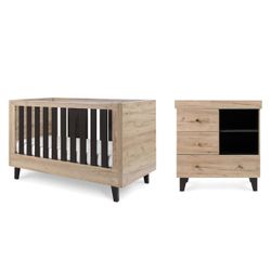 Bundle – 2 Piece Set - Cot Bed & Dresser