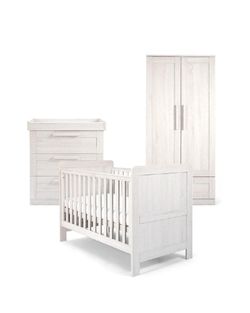 3 Piece Set (Cot Bed, Dresser & Wardrobe)