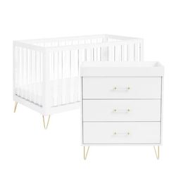 Bundle – 2 Piece Set - Cot Bed & Dresser