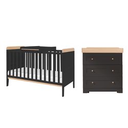 Bundle – 2 Piece Set - Cot Bed & Dresser
