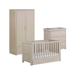 Bundle – 3 Piece Set - Cot Bed, Dresser & Wardrobe