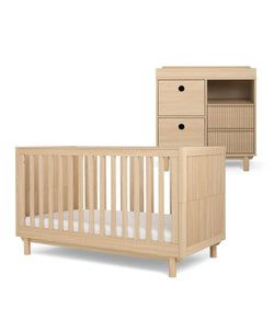 2 Piece Set - Cot Bed & Dresser