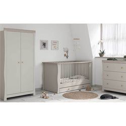 3 Piece Set - Cot Bed, Dresser & Wardrobe