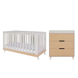 Bundle – 2 Piece Set - Cot Bed & Dresser