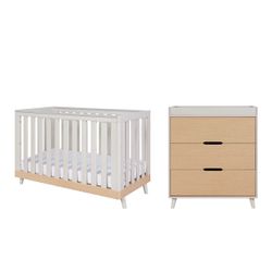 Bundle – 2 Piece Set - Cot Bed & Dresser