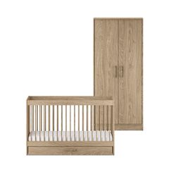 Bundle – 2 Piece Set - Cot Bed & Wardrobe