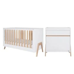 2 Piece Set - Cot Bed & Dresser