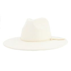 Flat Brim Hat Color – Ivory