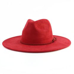 Flat Brim Hat Color – Red