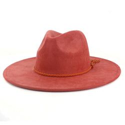 Flat Brim Hat Color – Rust Red
