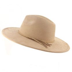 Flat Brim Hat Color – Beige
