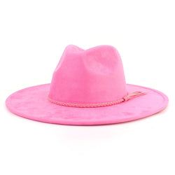 Flat Brim Hat Color – Pink
