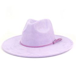 Flat Brim Hat Color – Light Purple
