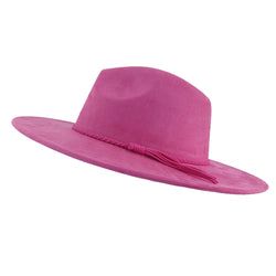 Flat Brim Hat Color – Fuchsia