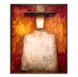 Similar Paintings – Silent Presence – Abstract Figure Wall Art – Modern Textured Oil Painting