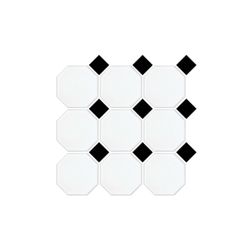 Colour – White With Black Dot
