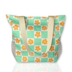Turquoise Checker
