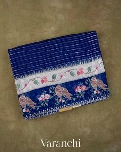 Colours – Navy Blue Bird and Floral