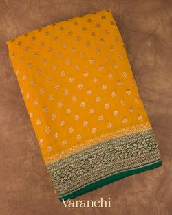 Mango Yellow with Green Border