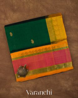 Colours – Deep Green Pure Korvai