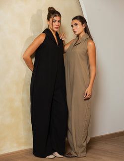 Cowl Dress – Black