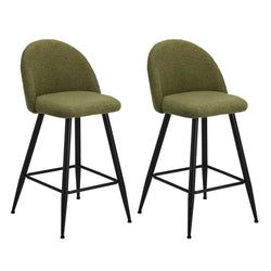 Fabric & Color – Green Boucle with Black Legs