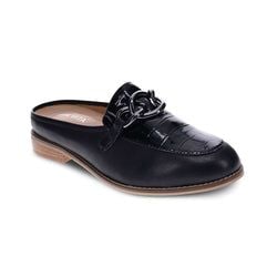 Black/Black Croc