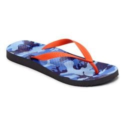 Blue Camo Orange