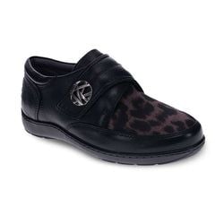 Black/Animal Stretch