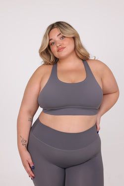 Ally Sports Bra – Shadow