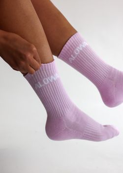 Crew Socks – Orchid Mist