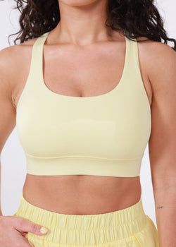 Kassy Sports Bra 2.0 – Pale Banana