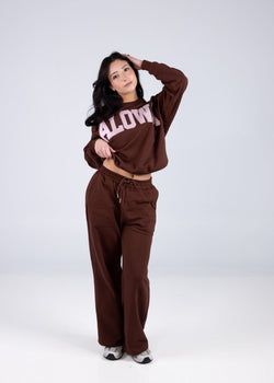 Alowa Joggers – Dark Chocolate
