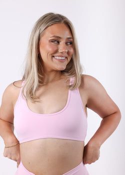 Mya Sports Bra – Ballet Pink