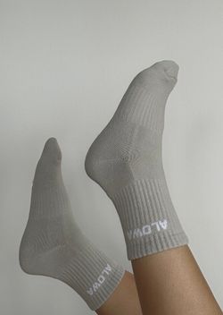 Mini Crew Socks – Grey