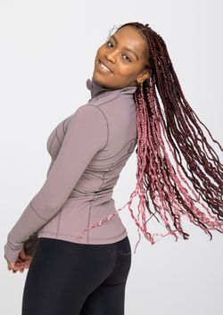 Elo Zipper Jacket – Dusty Lilac