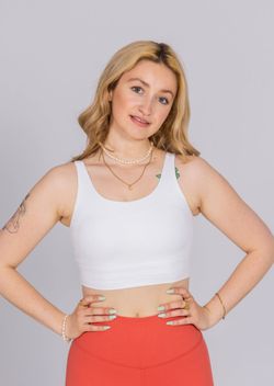 Aria Sports Bra – White