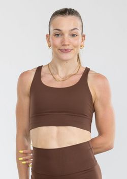 Ally Sports Bra – Espresso