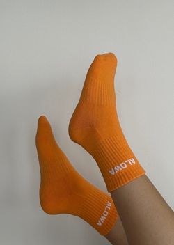 Mini Crew Socks – Orange