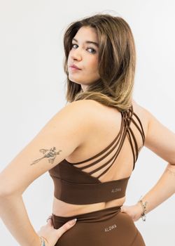 Bella Sports Bra – Espresso