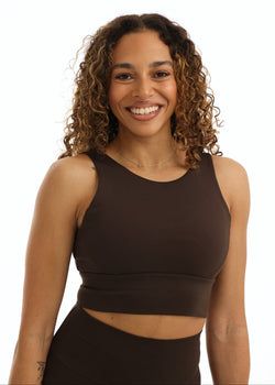 Eva Sports Bra – Dark Truffle