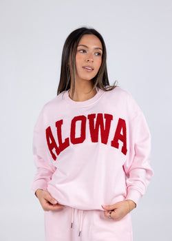 Alowa Crewneck – Pink Milkshake