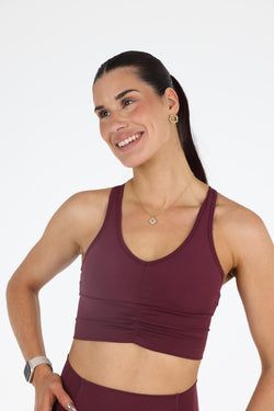 Moana Sports bra – burgundy