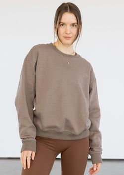 Maya Oversized Crewneck – Coconut
