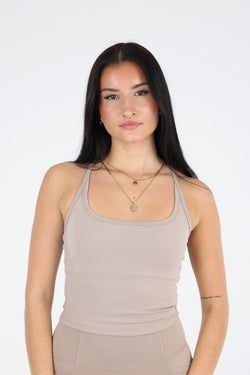 Kiara Tank – Taupe