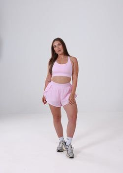 Megan Running Shorts – Ballet Pink