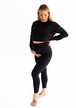 Maternity Leggings – Black