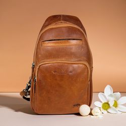 Kleur swatch – Cognac