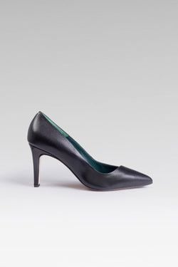Maya Pump – Black Nappa Leather