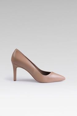 Maya Pump – Natural Nappa Leather